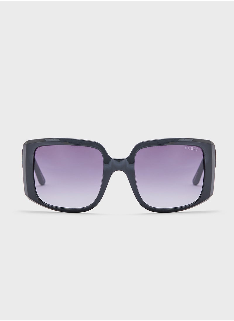 GUESS - Square Oversize Flat Sunglasses - Image 1