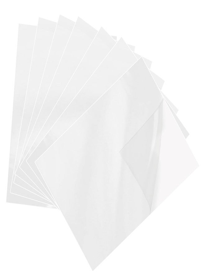 Yeachlaing Printable Transparent Sticker Paper, Laser & Inkjet printable 8.5 x 11 Inches Dries Quickly Stickers Clear Label 22 pcs - Image 1