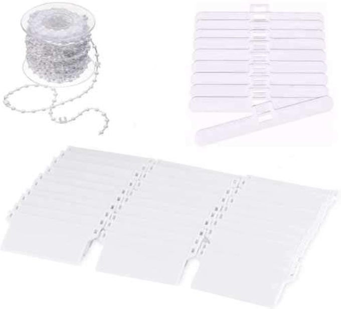 Vertical Blind 89mm Vertical Blind Bottom Weights Top Hangers and Bottom Chain Repair KIT 10