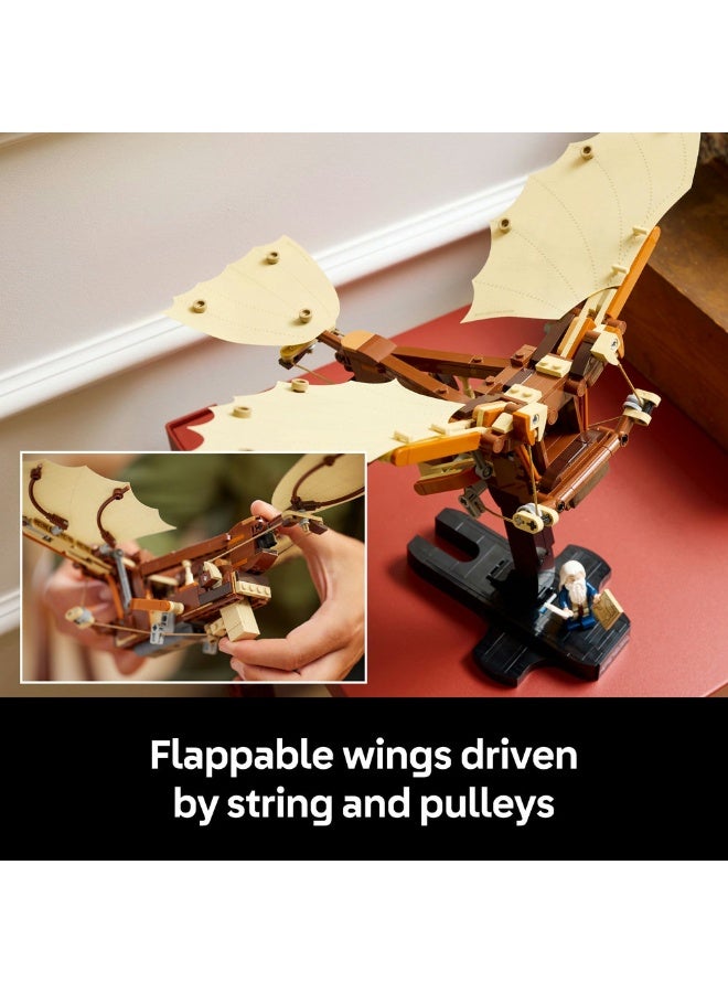 Icons Leonardo Da Vinci'S Flying Machine 10363 (493) Pieces