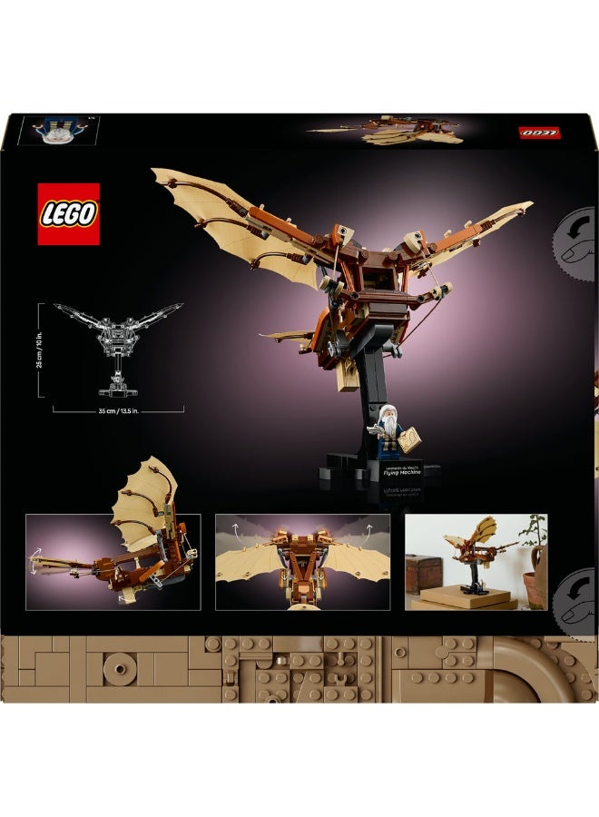 Icons Leonardo Da Vinci'S Flying Machine 10363 (493) Pieces