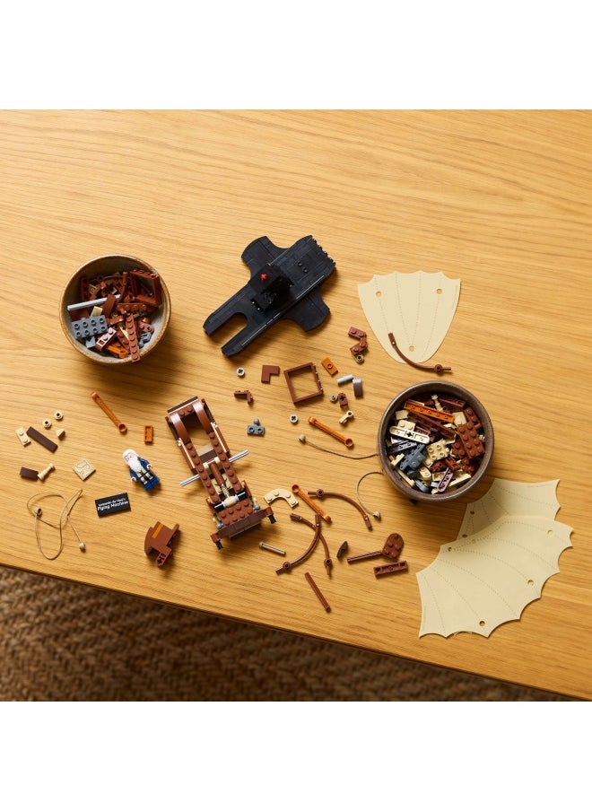 LEGO - Icons Leonardo da Vinci's Flying Machine with Flappable Wings - Incl. a Minifigure & Display Stand - Ornithopter DIY Kit for Adults - Building Set for Home Decor - Gift Idea - 10363 (493 pieces) - Image 1