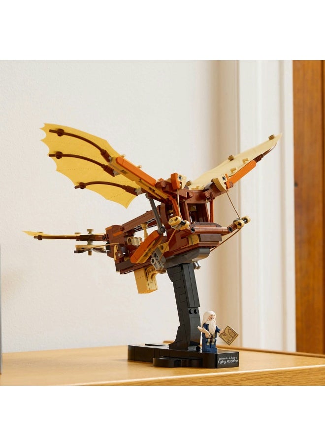 LEGO - Icons Leonardo da Vinci's Flying Machine with Flappable Wings - Incl. a Minifigure & Display Stand - Ornithopter DIY Kit for Adults - Building Set for Home Decor - Gift Idea - 10363 (493 pieces) - Image 1