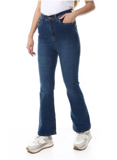Andora Denim Flare Leg Casual Jeans_Blue  - Image 2