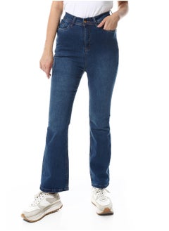 Andora Denim Flare Leg Casual Jeans_Blue  - Image 1