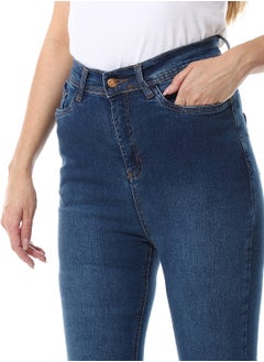 Andora Denim Flare Leg Casual Jeans_Blue  - Image 4