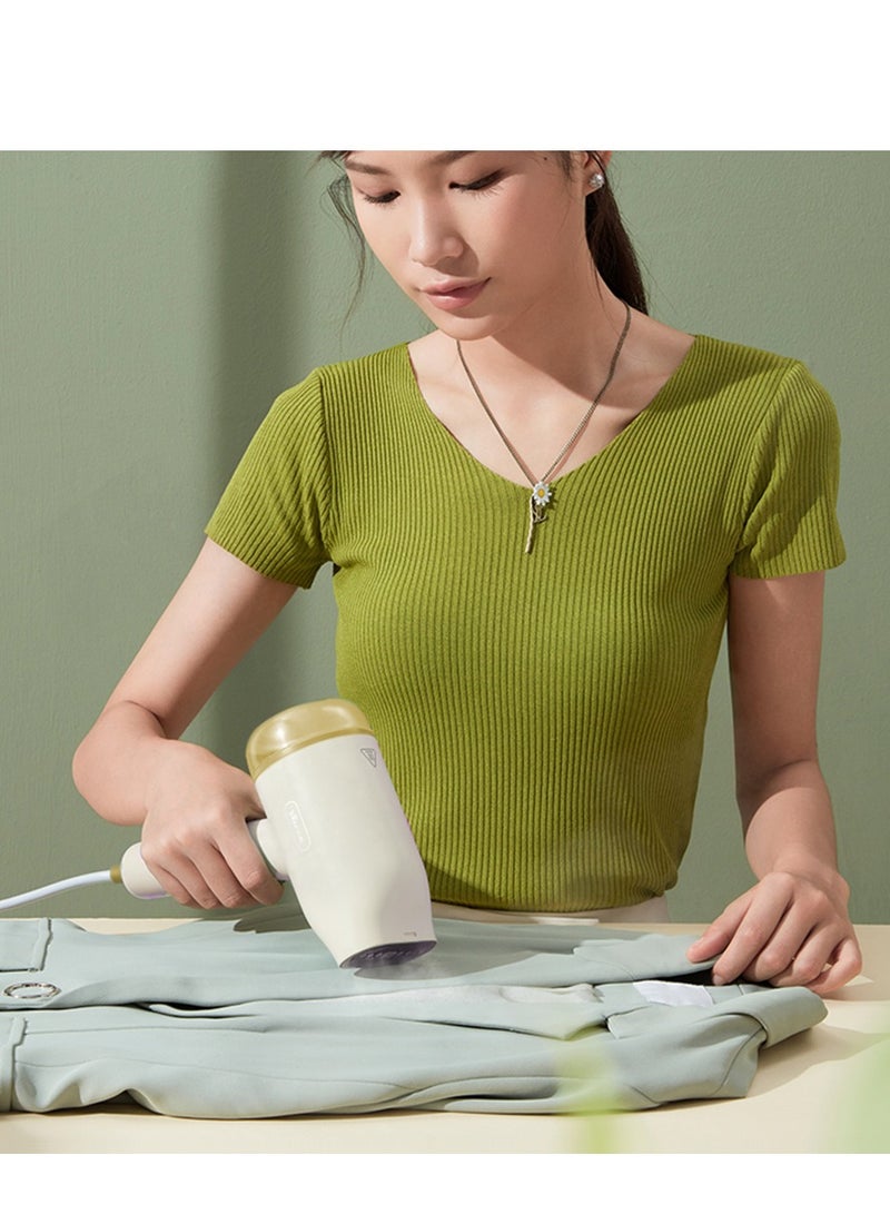 Bear Portable Handheld Garment Steamer 120ml 1000W with Removable Cleaning Brush Travel Garment Steamer for Cloth Fast Heat-up Ironing Wrinkle Remover - Image 1