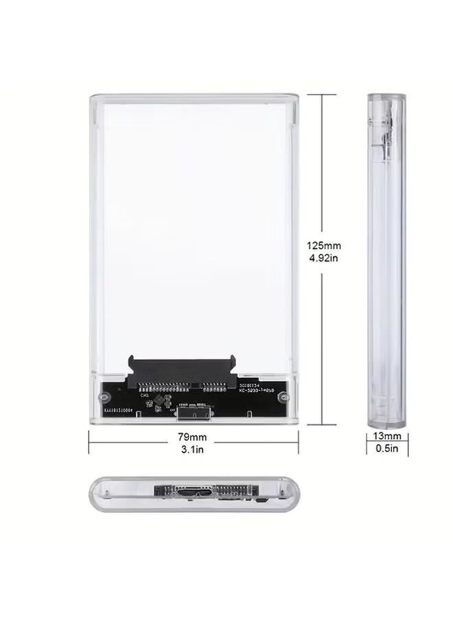 اراباش علبة قرص صلب خارجي USB 3.0 SATA HDD مقاس 2.5 بوصة - لا تتطلب أدوات - Image 3