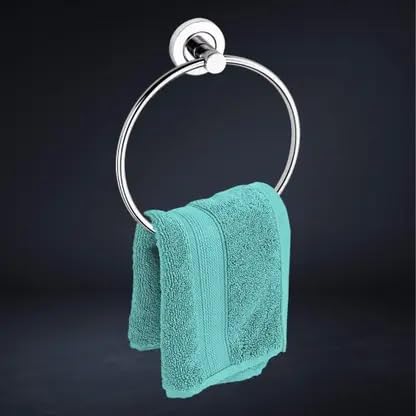 OCCURA OCCURA Stainless Steel Napkin Hanger for Washbasin/Napkin Holder for Bathroom/Towel Ring for Shower Area Anti Corrosive Steel Elegant Look Round Shape Napkin Ring, Bathroom Accessories  - Image 4
