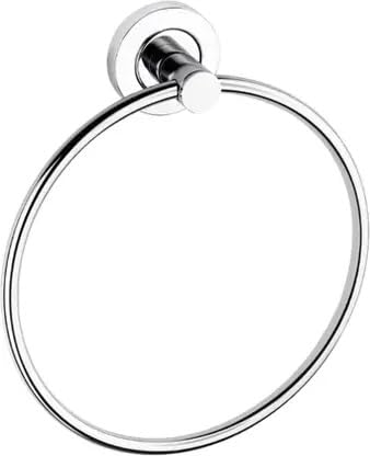 OCCURA OCCURA Stainless Steel Napkin Hanger for Washbasin/Napkin Holder for Bathroom/Towel Ring for Shower Area Anti Corrosive Steel Elegant Look Round Shape Napkin Ring, Bathroom Accessories  - Image 2