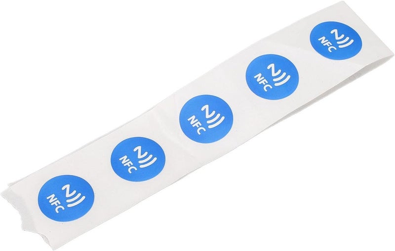 مجموعة العلامات NFC الزرقاء 30 قطعة، ملصقات وبطاقات وملصقات NFC قابلة للبرمجة، من مادة PVC، بسعة 504 بايت للهاتف - Image 1