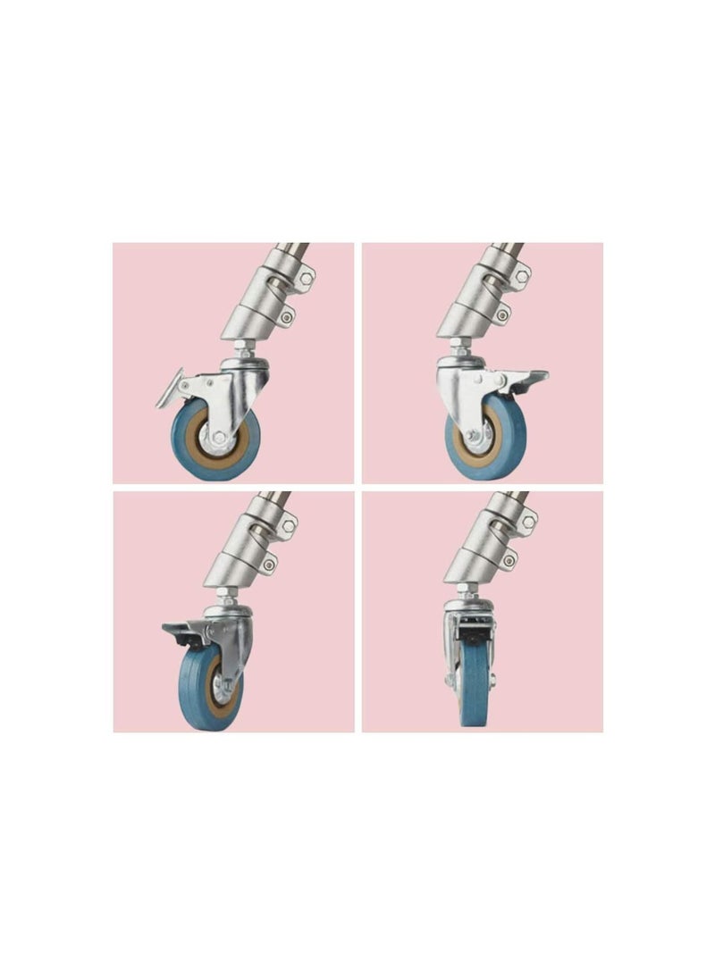 Coopic - Professional Swivel Caster Wheels Set (75mm) Diameter, HeavyDuty Photography Cstand - Image 1