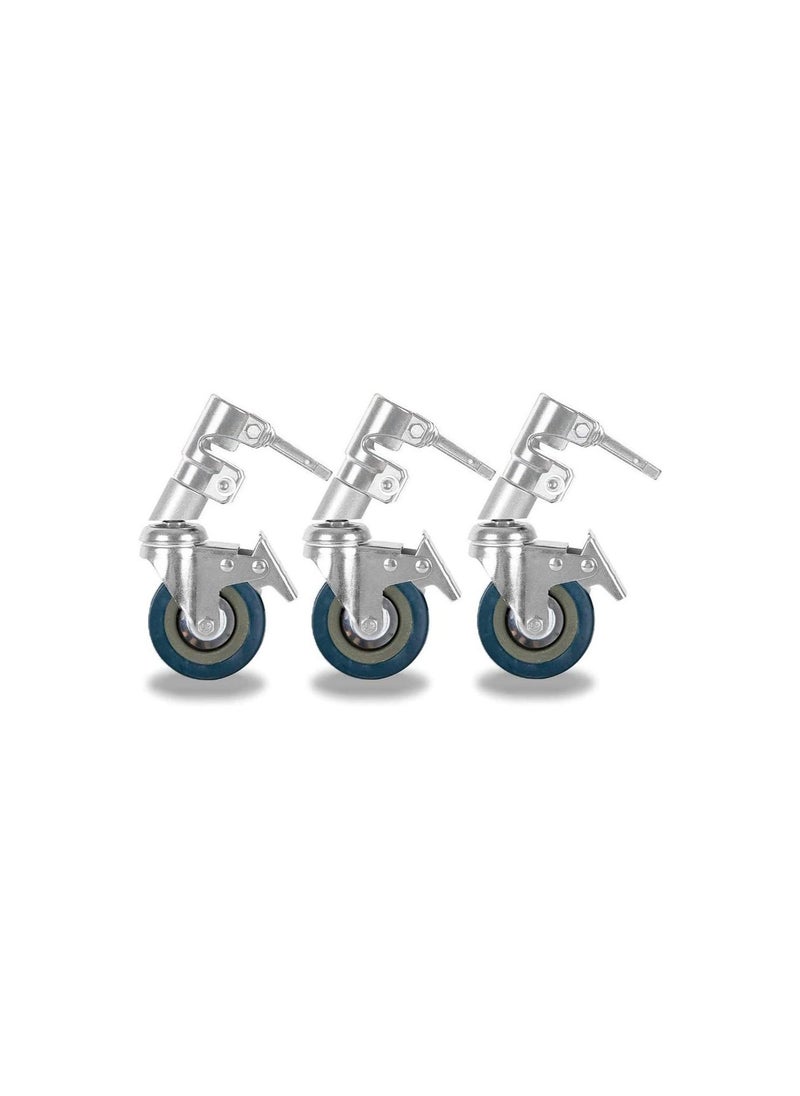 Coopic - Professional Swivel Caster Wheels Set (75mm) Diameter, HeavyDuty Photography Cstand - Image 1