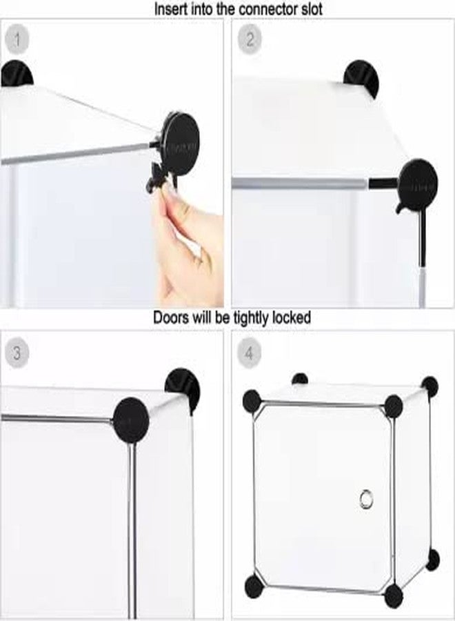 KEEKOS Kids Plastic Collapsible Wardrobe Organizer for Storage | Cute Cartoon Design | Heavy Duty Cloth Organizer for Storage | Easy to Assemble | Perfect for Kids Room & Home (Black) - Image 4