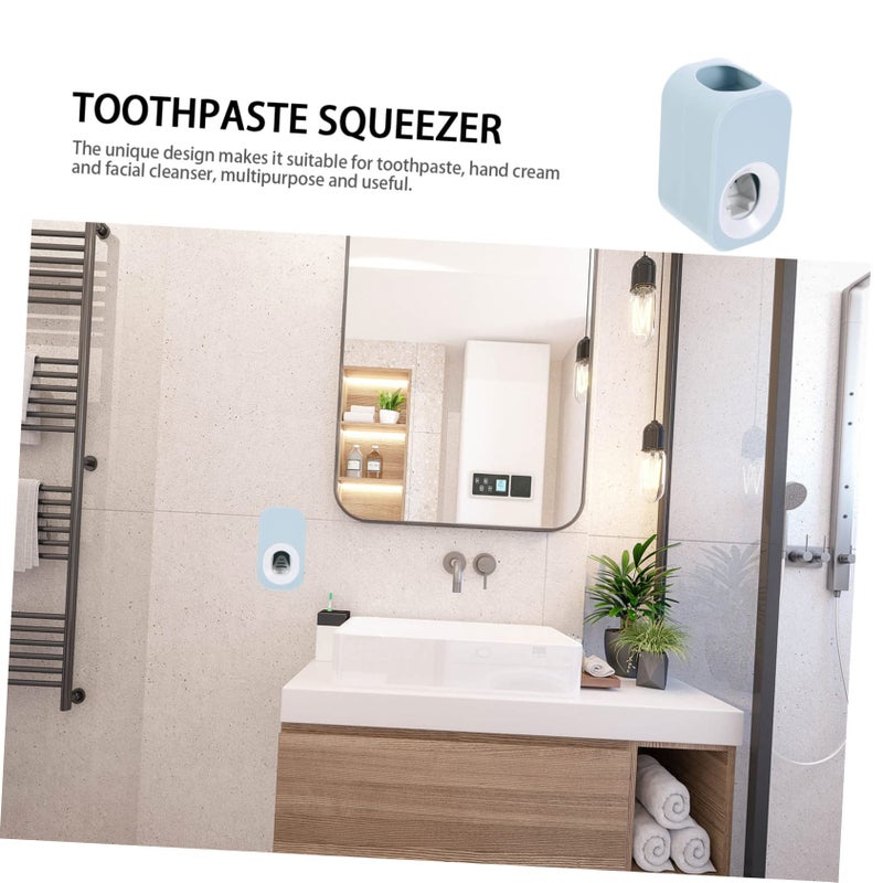Automatic Electric Toothpaste Squeezer Wall Mounted Holder Blue 11 5X6 5X6 5CM - Image 3