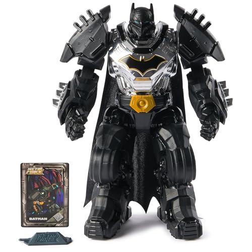 DC Comics, Metal Force Batman Action Figure, 12-Inch Extra Large Super Hero Collectible Kids Toys for Boys and Girls Ages 4 and Up - Image 1
