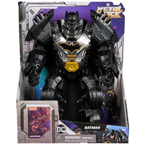DC Comics, Metal Force Batman Action Figure, 12-Inch Extra Large Super Hero Collectible Kids Toys for Boys and Girls Ages 4 and Up - Image 2
