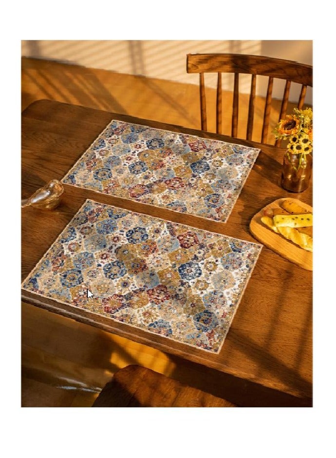 CBC 4 Andalusian-Style Table Runner and Coffee Corner Mat – Fabric and Plastic for Dining and Small Tables (45 x 30 cm) - Image 2