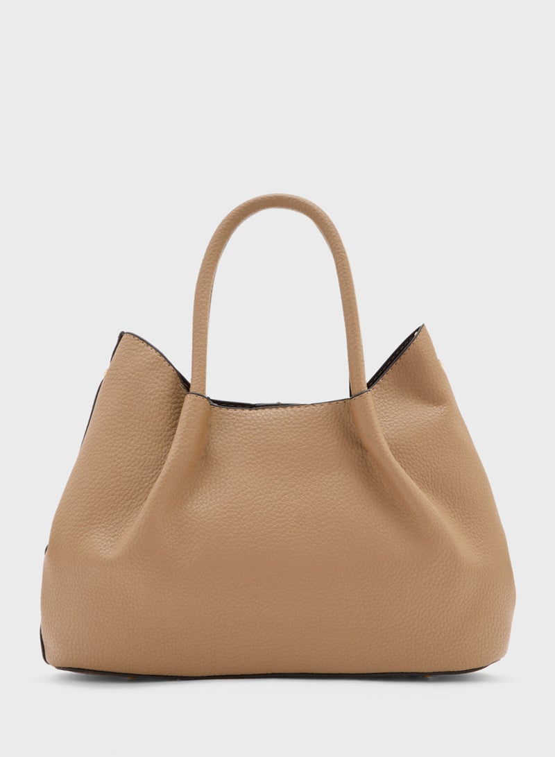 ELLA 2 In 1 Slouchy Tote Bag With Wallet - Image 2