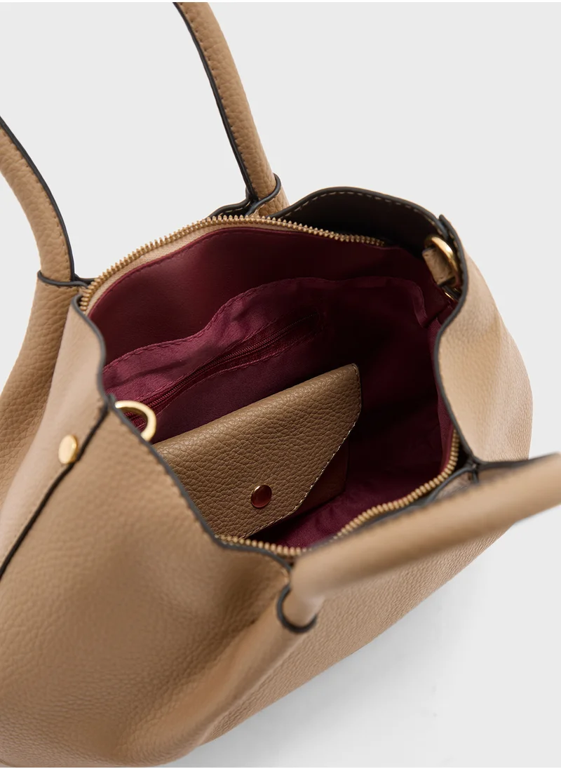 ELLA 2 In 1 Slouchy Tote Bag With Wallet