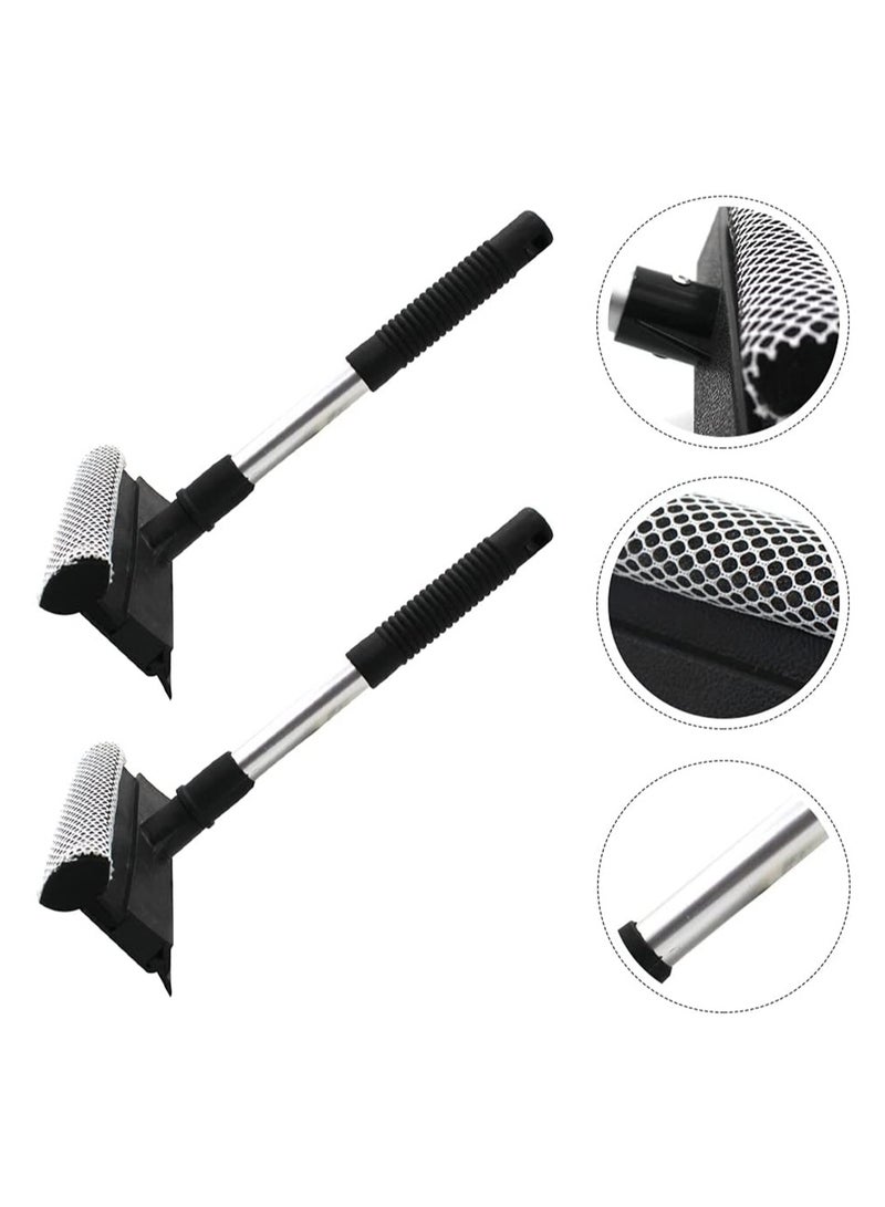 2 Pcs Double-Sided Window Squeegee Cleaning Tool, Multi-Purpose Glass Wiper for Streak-Free Shine, Ideal for Home & Office - Image 1