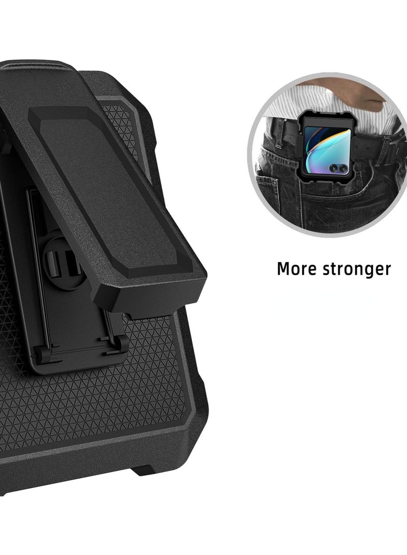 عام حافظة لهاتف موتورولا رازر 50 الترا-2024 - مع مشبك وواقي للشاشة ، غطاء هاتف رقيق نحيف وحزام حافظة الورك ملحقات كومبو - Image 2