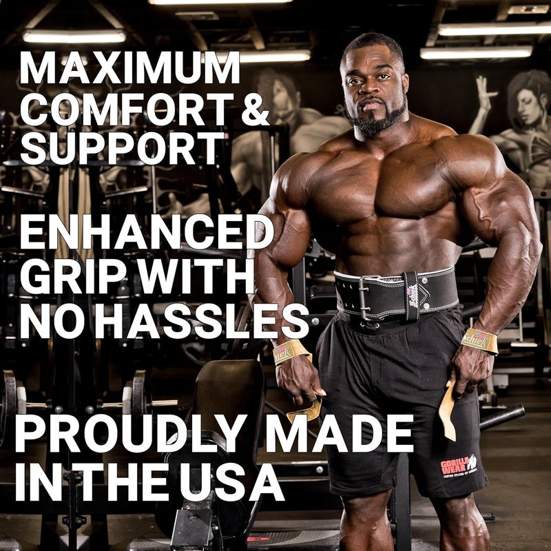 Schiek Sports Schiek Leather Lifting Straps - Image 2