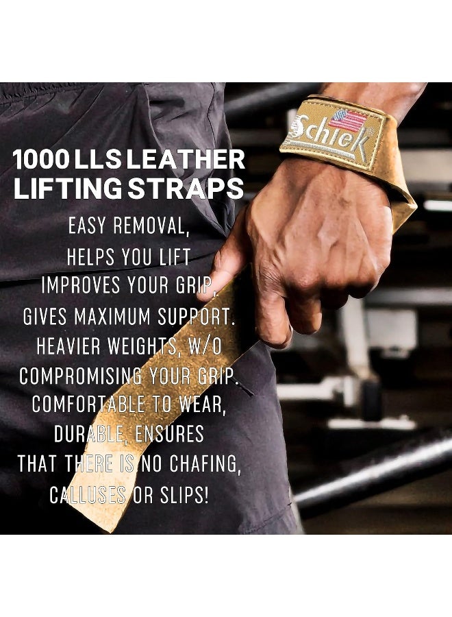 Schiek Sports Schiek Leather Lifting Straps - Image 5