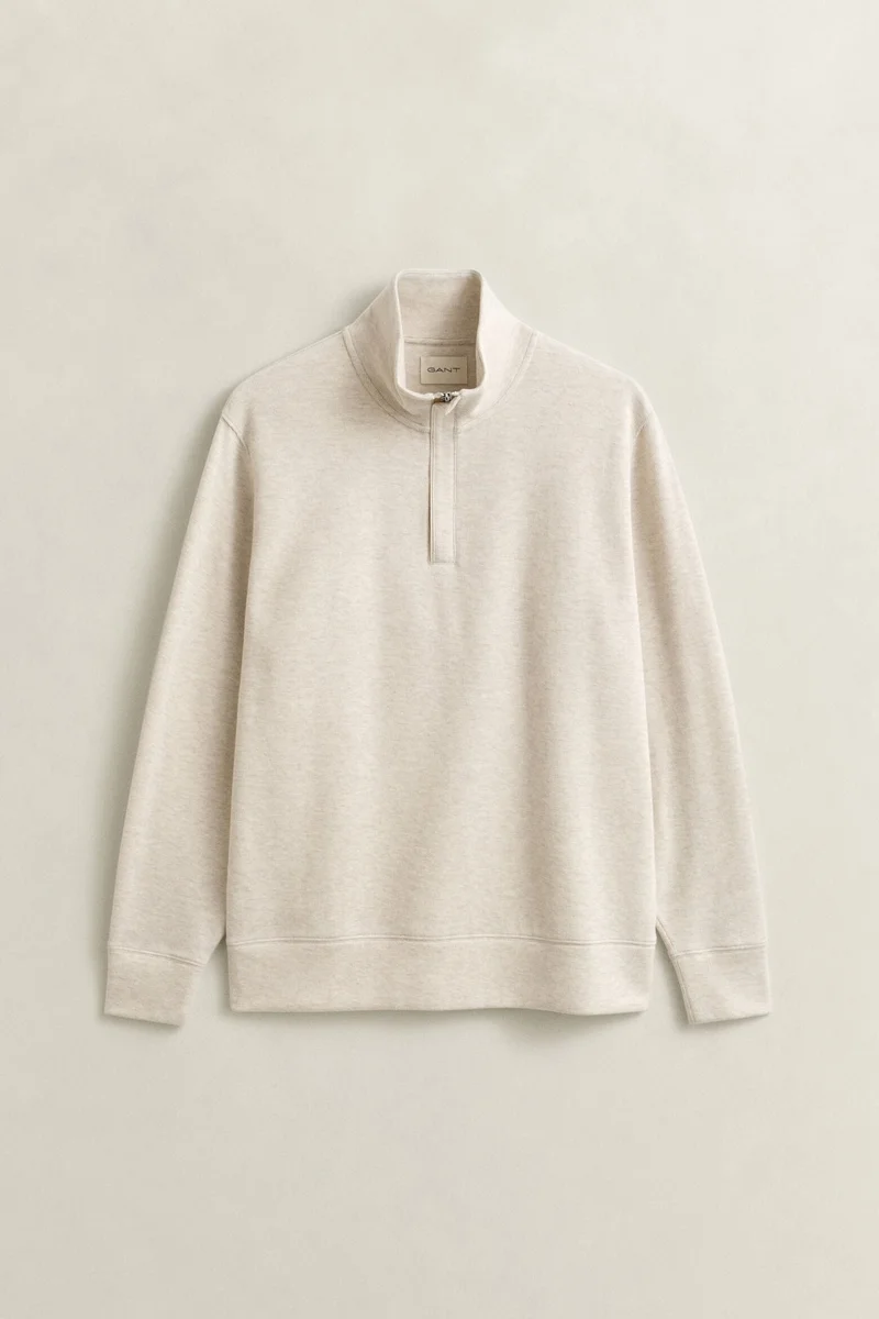 GANT  Light Seersucker Half Zip Top for Men | Best Price UAE