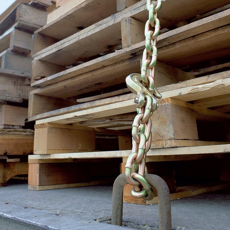 VULCAN Binder Chain with Clevis Grab Hooks - Grade 70-5/16 Inch x 25 Foot - 4,700 Pound Safe Working Load - Image 5