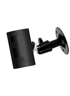 SYOSI Security Wall Mount for Oculus Sensor Arlo, Arlo Pro, R Stick Up Cam Wired, Metal Security Camera Bracket Outdoor Indoor 360° Rotation 1/4" Screw Camera (3 Pack, Black)  - Image 4