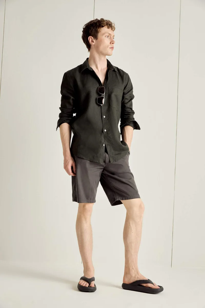 ديفاكتو 100% Linen Shirt