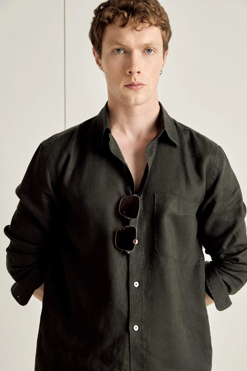 ديفاكتو 100% Linen Shirt