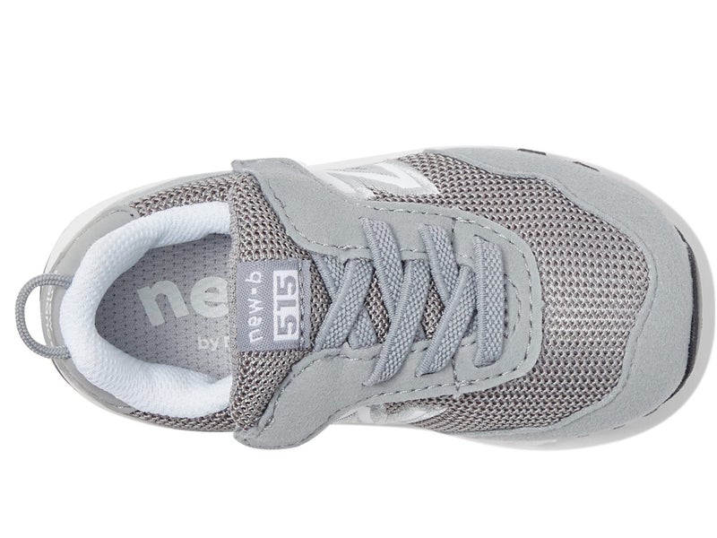 New Balance Kid's 515 V1 New-b Hook and Loop Sneaker, Slate Grey/White, 9 Toddler - Image 2