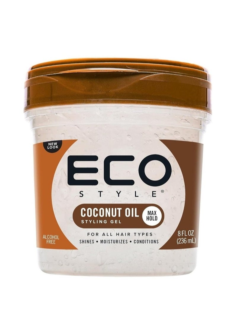 ECO Coconut Oil Gel 236ml - Image 1