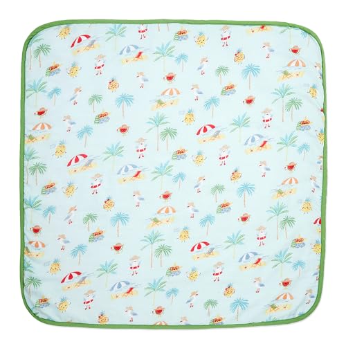 haus & kinder Terry Muslin Hooded Baby Towel (80x80 cm) – Tropical Retreat, Multi, 1 Pc - Image 2