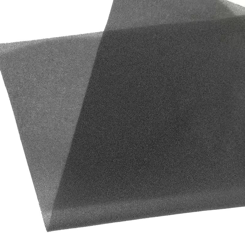 13x13 بوصة أسود مبرد الكمبيوتر مروحة فلتر إسفنج شبكة 40ppi أمامية لوحة القماش - Image 5