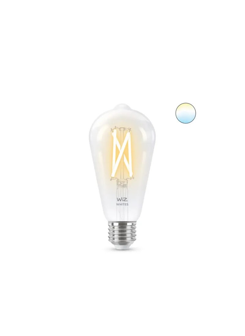 Wiz - WiZ Tunable ST64 E27 Smart Filament Light Bulb Warm to Cool White 60W - Image 1