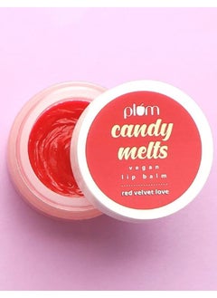 Plum Plum Lip Balm Candy Melts Vegan Lip Balm Red Velvet Love With Natural UV Protection Ultra Moisturization Added Shine for Lips 100% Cruelty Free 12 g  - Image 2