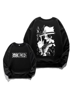 KUYING New One Piece Retro Washed Round Neck Hoodie  - Image 1