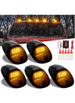 Techmaster 5 Piece Set 16 LEDs Universal Pick Up 4x4 Vehicle Mounted Parking Fog Lamp  - Image 1