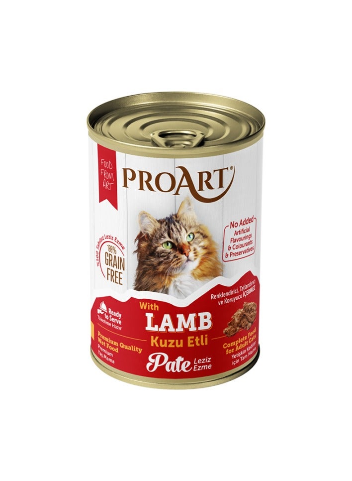PROART Adult Cat Pate With Lamb 400g - Image 1