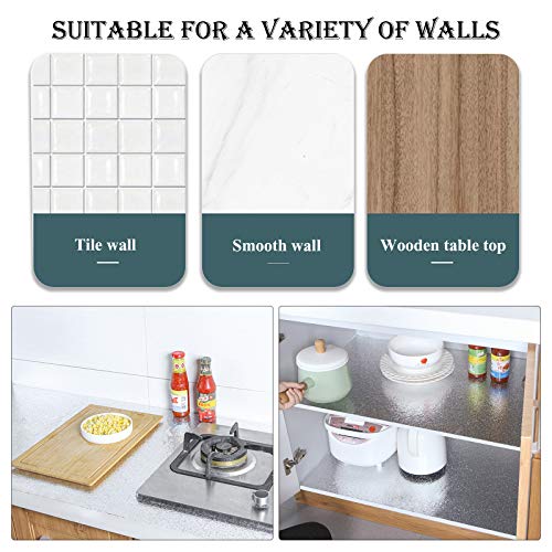 Aulufft Aluminum Heat Shield, Aulufft 35 x 47 inch Aluminized Fiberglass Sheet Self-Adhesive Heat Barrier Protection Cover Heat Shielding Mat with 1 Piece Scraper - Image 5