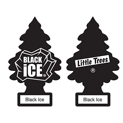 Little Trees Car Air Freshener Combo | Hanging | New Car Scent | Royal Pine | Black Ice | Combo (Pack of 3) - Image 2