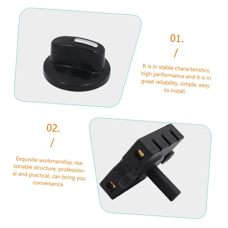 Rotary Switch For Electric Heater 3 Speed Fan Heater Replacement Knob 4.37X3.18cm - Image 3