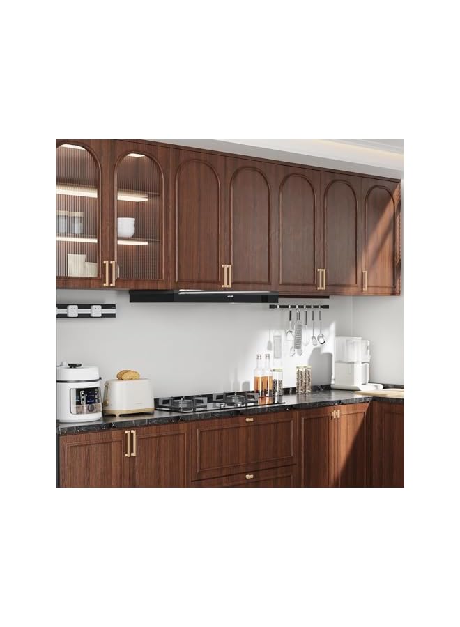 PROMASS 2 Pack Stepped Kitchen Cabinet Knobs, Heavy Duty Brushed Kitchen Cabinet Hardware for Bathroom Cupboard Drawer Knobs Dresser Knobs (Golden, One size) - Image 4