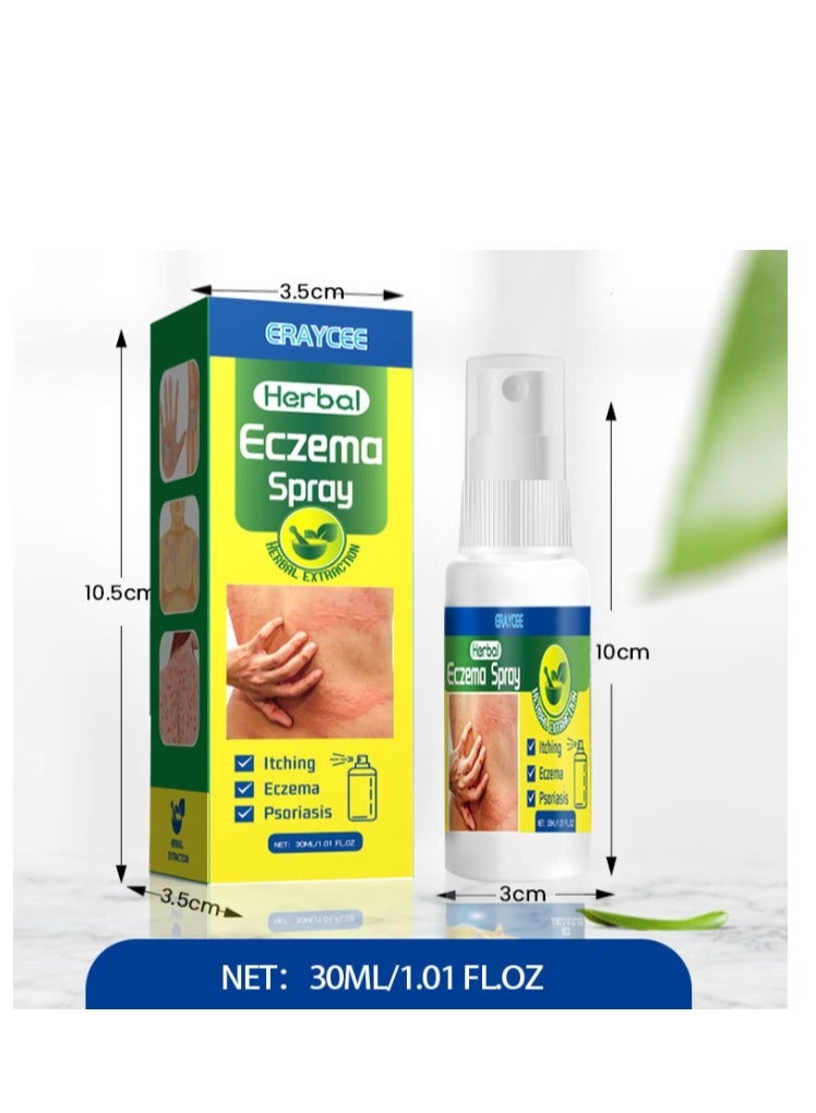 ERAYCEE Eczema Spray 30ml, Skin Soothing and Refreshing, Antibacterial Action, Plant Extracts, Itch Relief, Anti-Inflammatory Properties, Hydrates and Moisturizes, Cooling Sensation - Image 4