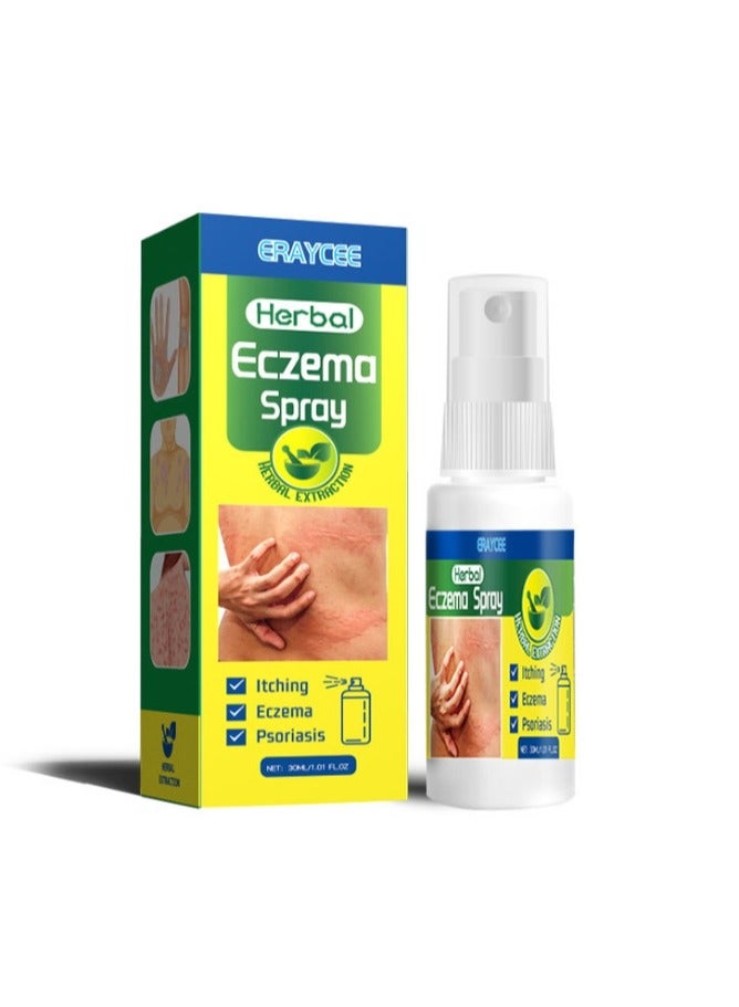 ERAYCEE Eczema Spray 30ml, Skin Soothing and Refreshing, Antibacterial Action, Plant Extracts, Itch Relief, Anti-Inflammatory Properties, Hydrates and Moisturizes, Cooling Sensation - Image 5
