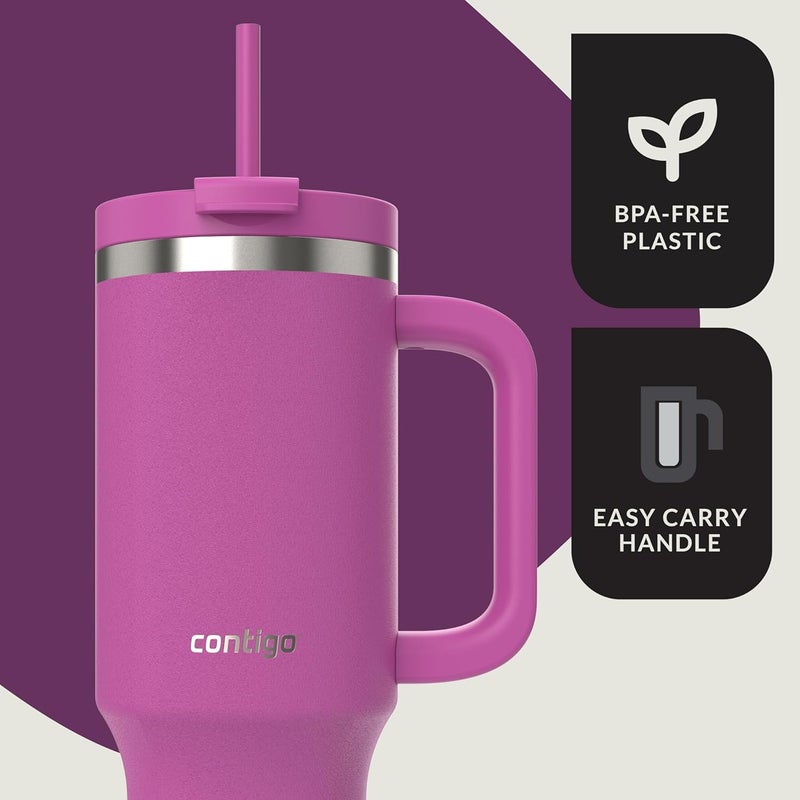 Contigo Streeterville 40oz Tumbler Stainless Steel Vacuum Insulated Leak-Proof Cold for 29 Hours Galactic - Image 3