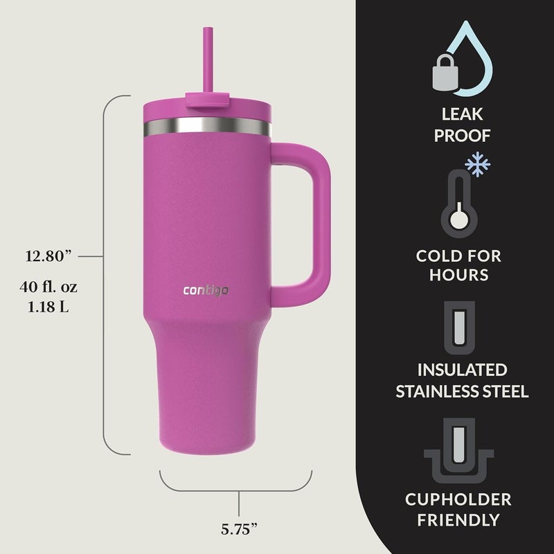 Contigo Streeterville 40oz Tumbler Stainless Steel Vacuum Insulated Leak-Proof Cold for 29 Hours Galactic - Image 1